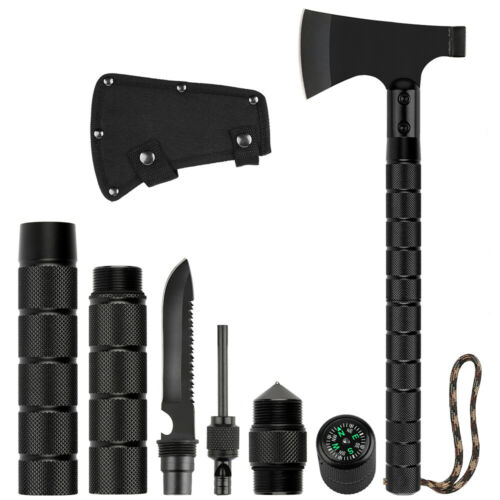 Camping Tactical Axes & Hatchet Multi-tool Survival Tomahawk Folding Hammer Hunt